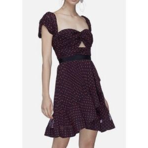 Self-Portrait Plumetis Mini Dress Sz. 6